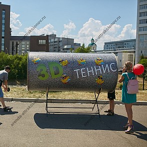 Новогодний 3D теннис