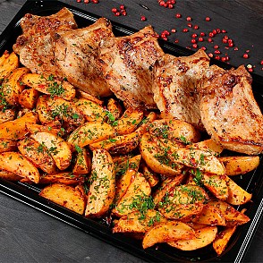 Конфи из свиной корейки
