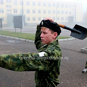 Тир «Метание саперных лопат»