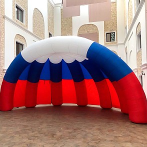 Надувная сцена ракушка «Триколор» 9х4,5х4,5 м