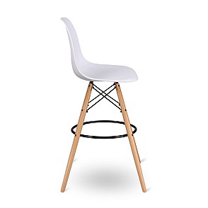 Стул барный Eames белый