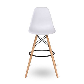 Стул барный Eames белый