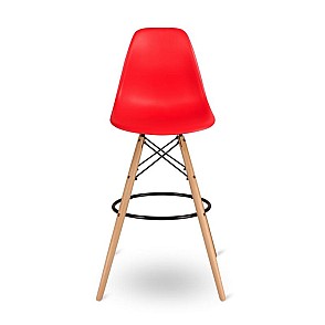 Стул барный Eames красный