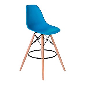 Стул барный Eames синий