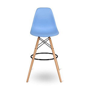 Стул барный Eames голубой