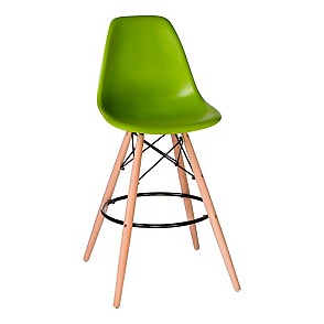Стул барный Eames зеленый