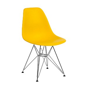 Стул Eames металл желтый