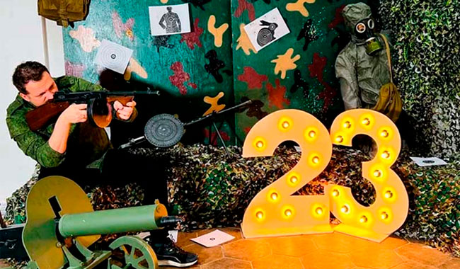 Фотозоны на 23 февраля в аренду